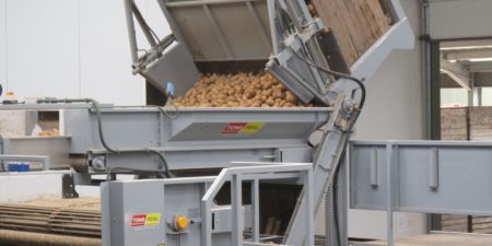 Ligne de Calibrage & Lavage pour pommes de terre